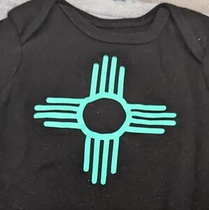 Black Zia Onesie Gerber